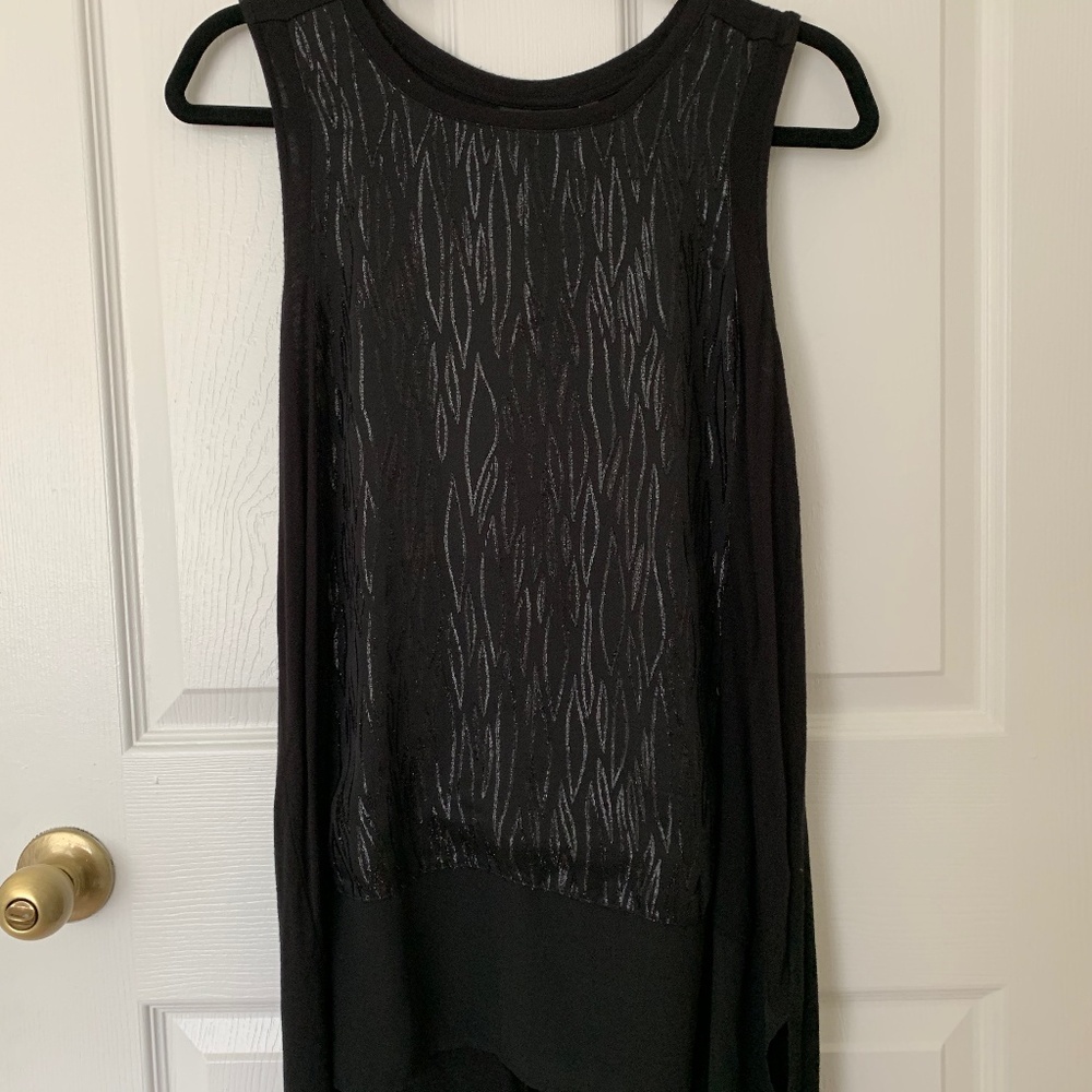 Apt. 9 Black Blouse Size Medium Only Worn Once